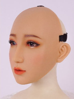 Female mask crossdresser on sale Realistic silicone face mask transgender  with makeup [CD32]